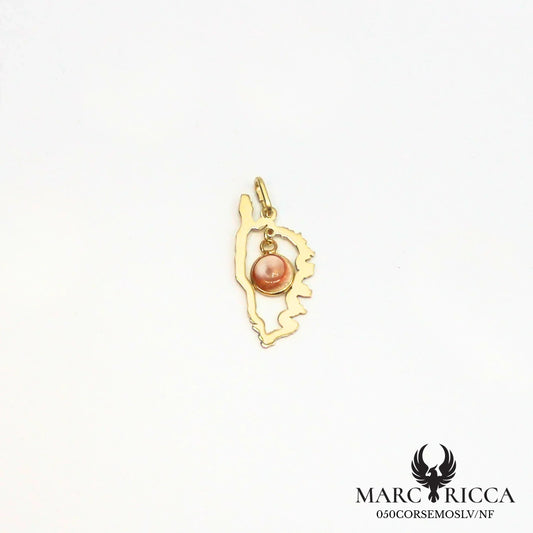 Pendentif corse œil de Sainte Lucie en argent ou vermeil