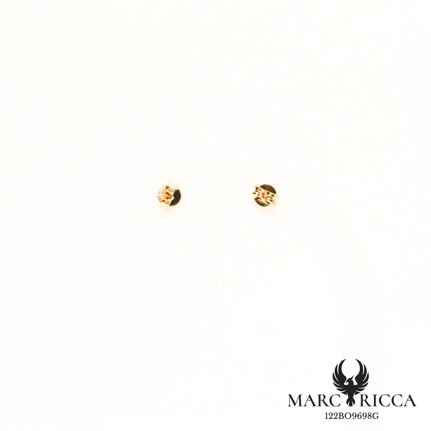 Boucles d'oreilles clous nœuds en vermeil