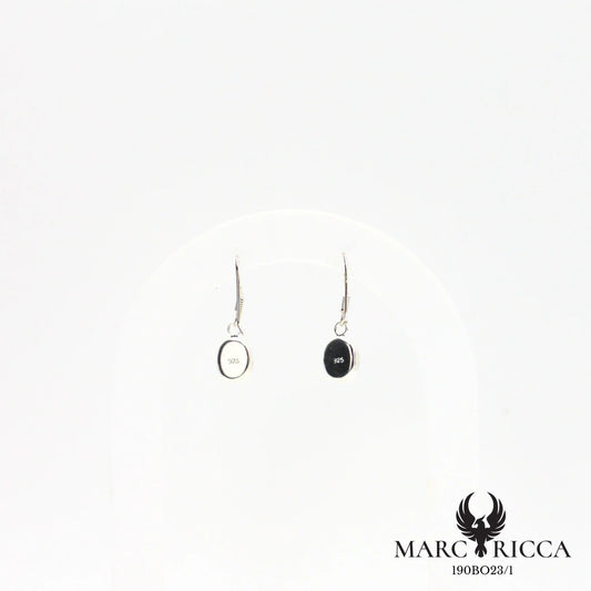 Boucles d'oreilles œil de Sainte Lucie ovales