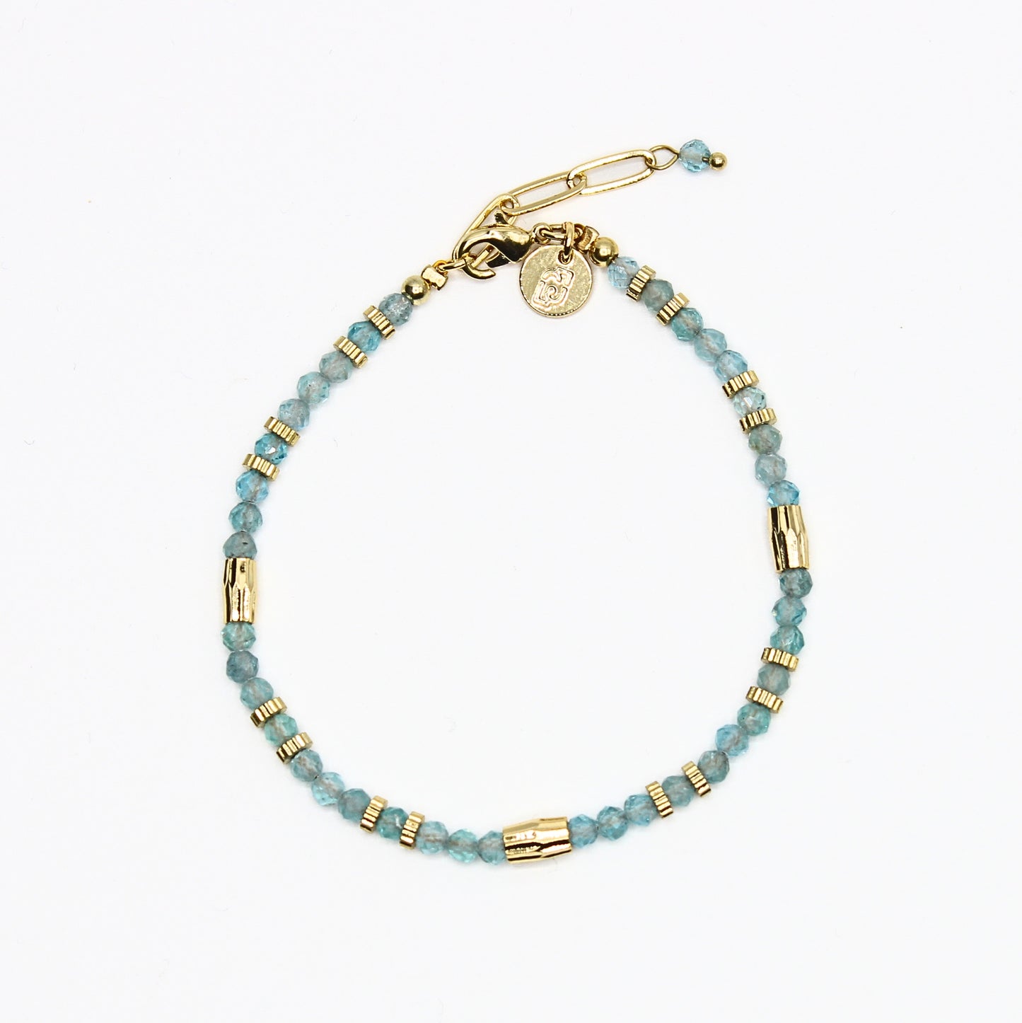 Bracelet perles vert tendre ou bleu pastel - LIU°JO
