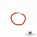 Bracelet perles corail 3mm