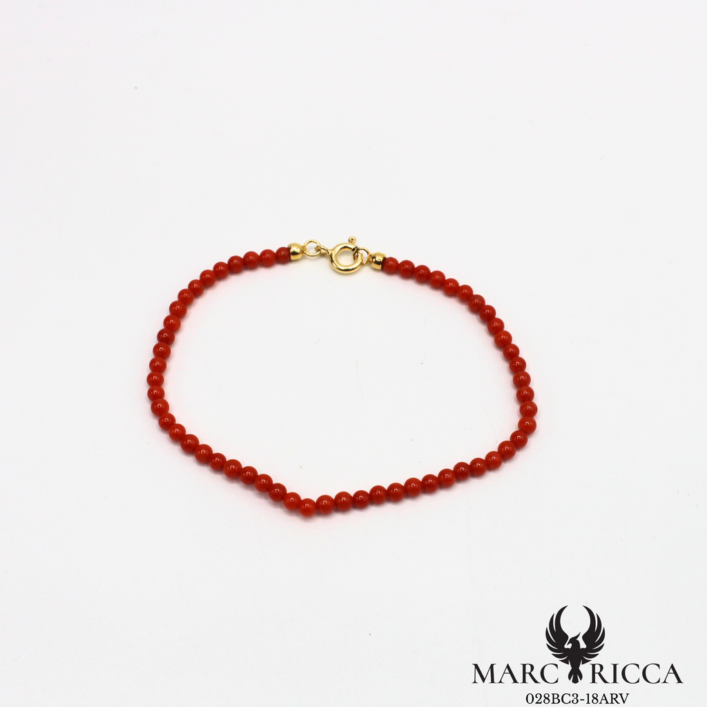 Bracelet perles corail 3mm