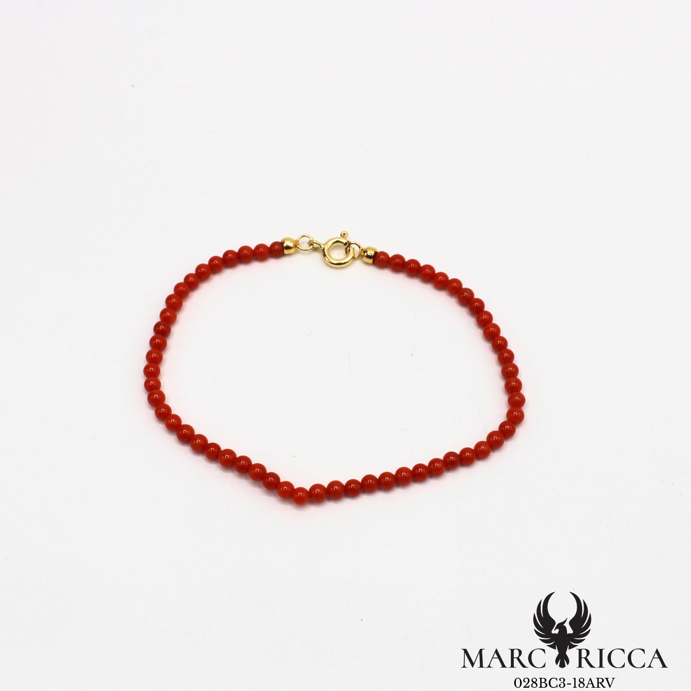 Bracelet perles corail 3mm