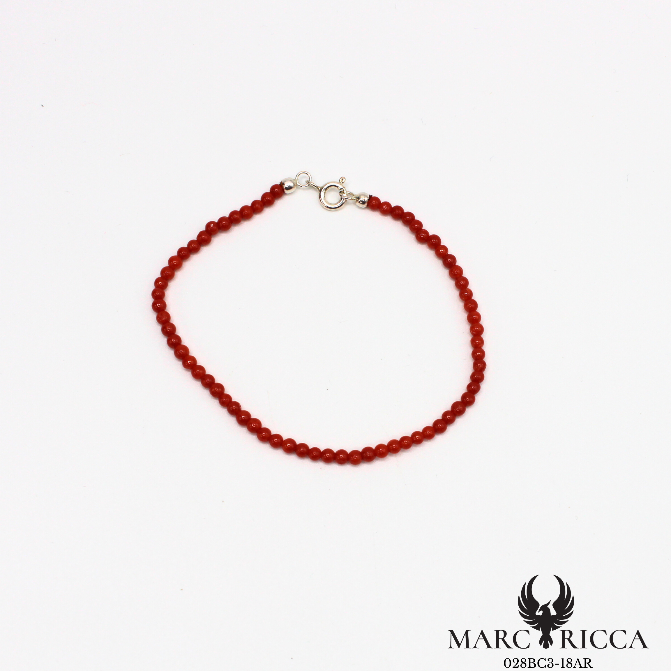 Bracelet perles corail 3mm