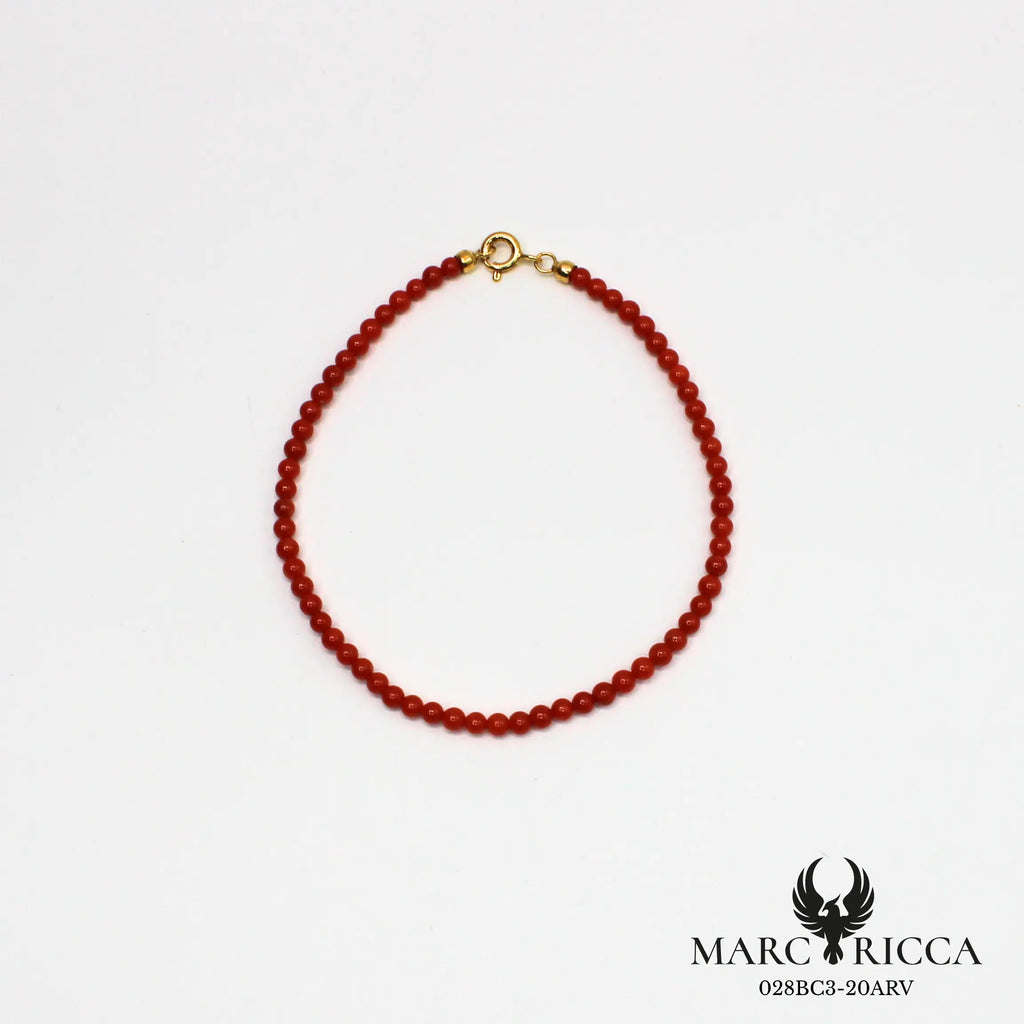 Bracelet perles corail 3mm