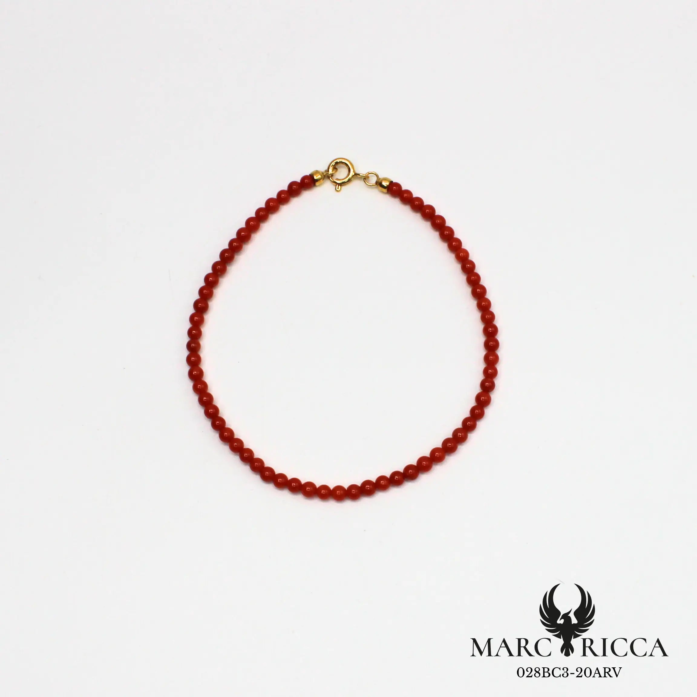 Bracelet perles corail 3mm