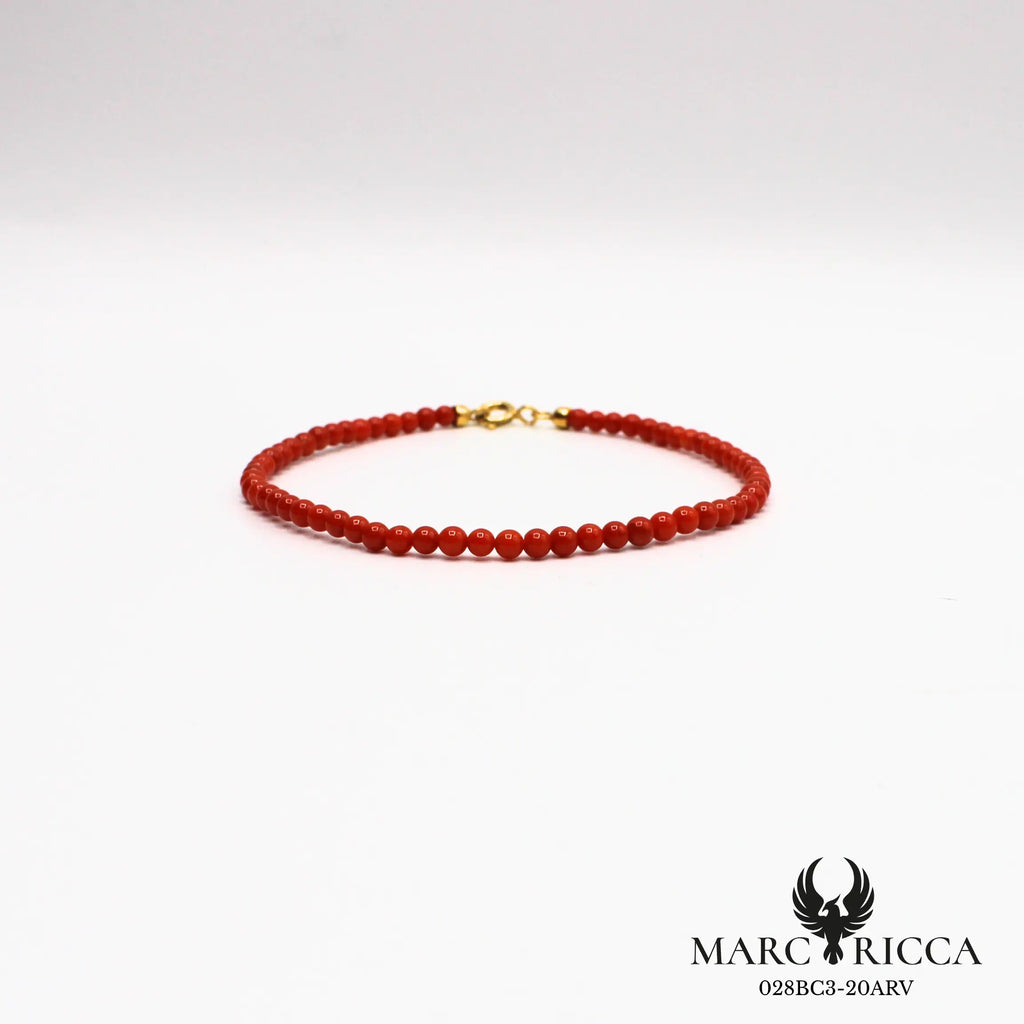 Bracelet perles corail 3mm