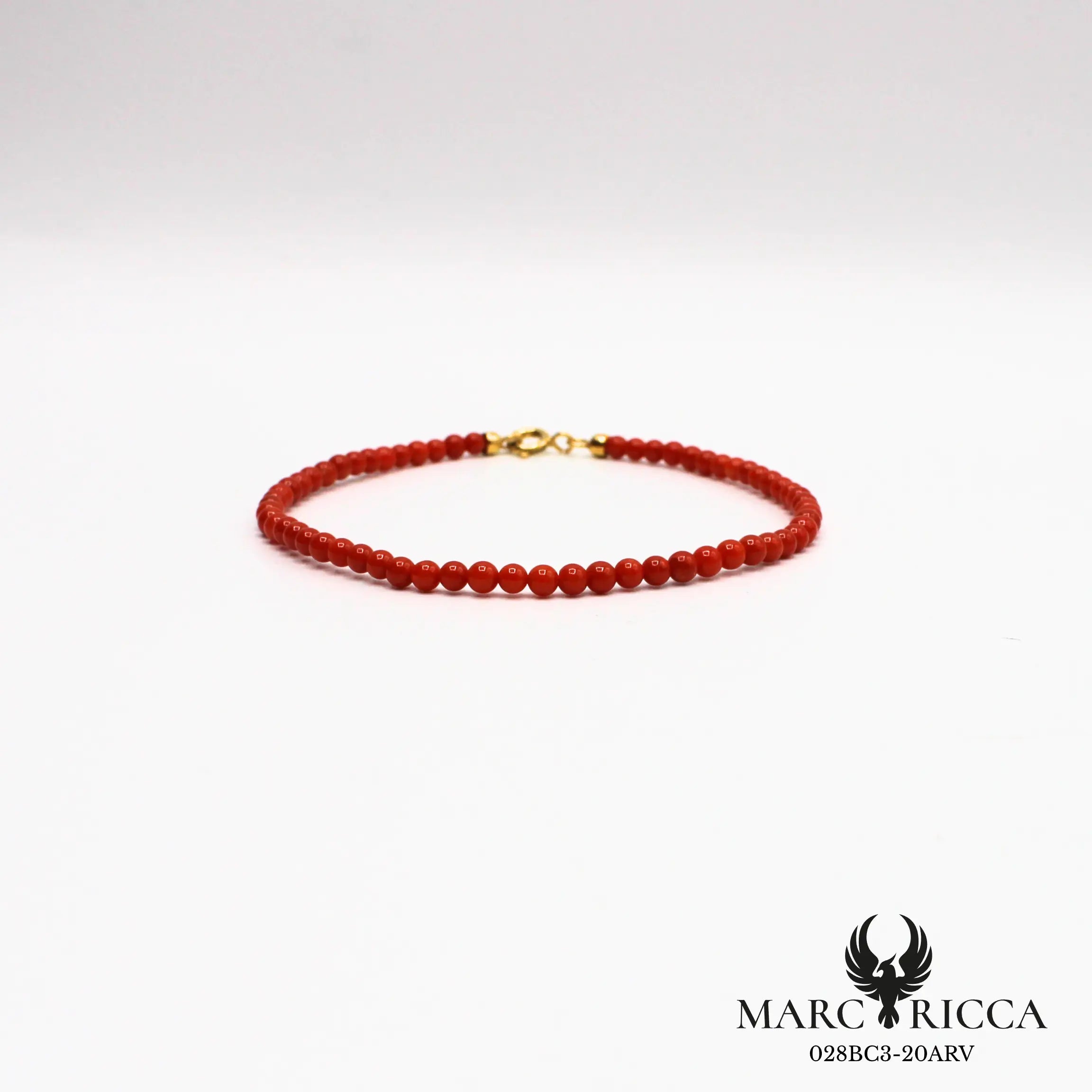 Bracelet perles corail 3mm