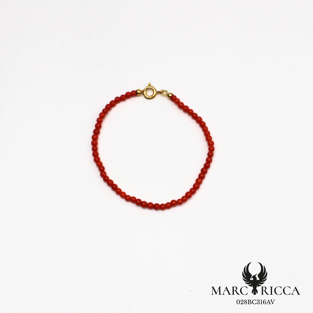 Bracelet perles corail 3mm