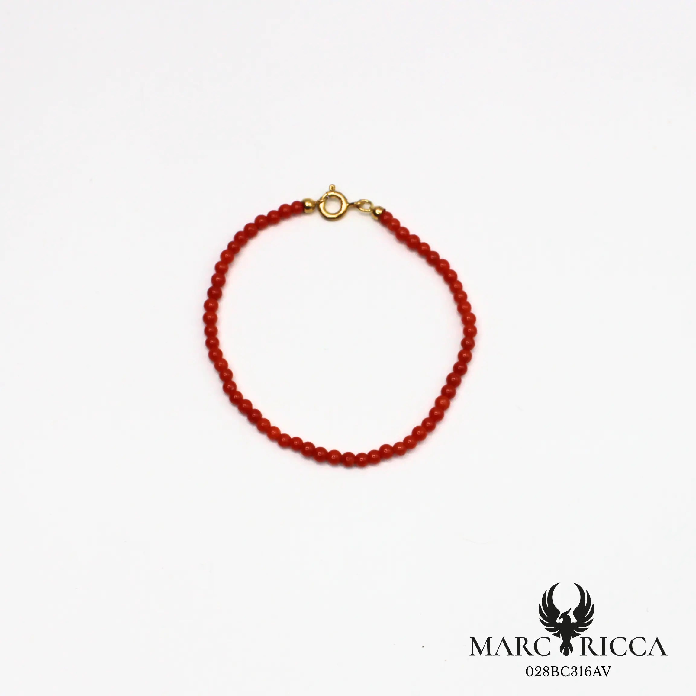 Bracelet perles corail 3mm
