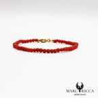Bracelet perles corail 3mm
