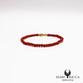 Bracelet perles de corail 3 mm