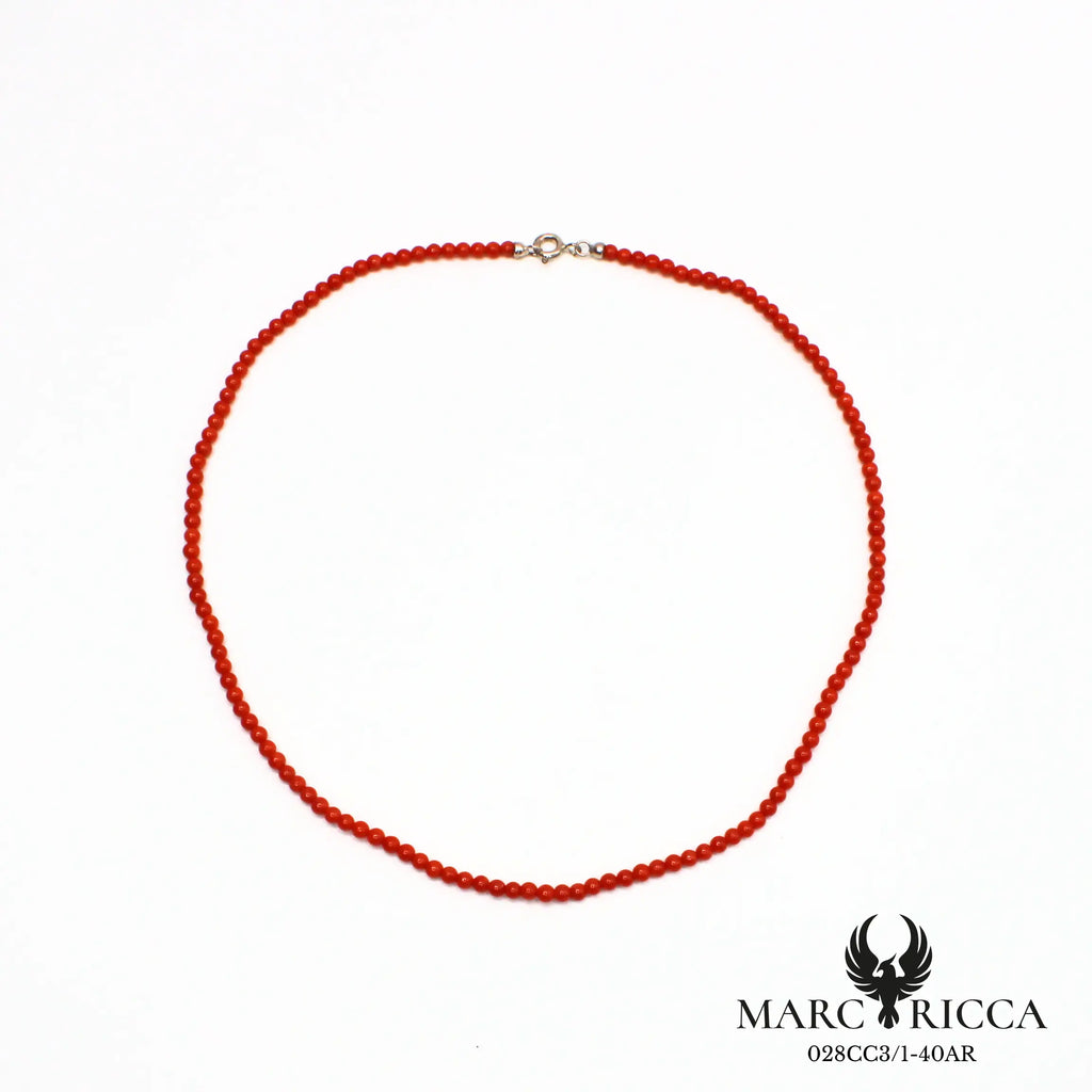 Collier perles de corail