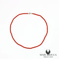 Collier perles de corail