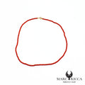 Collier en perles de corail en vermeil