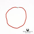 Collier perles de corail