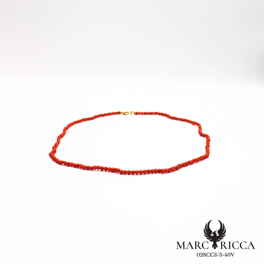 Collier perles de corail
