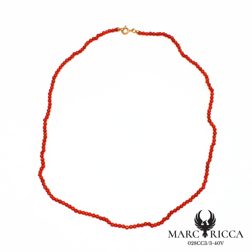 Collier perles de corail
