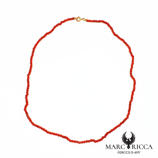 Collier perles de corail