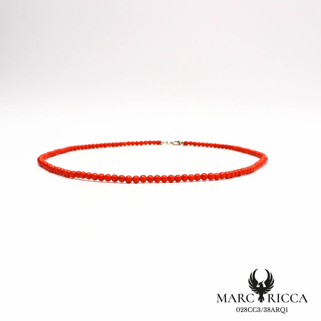 Collier perles de corail