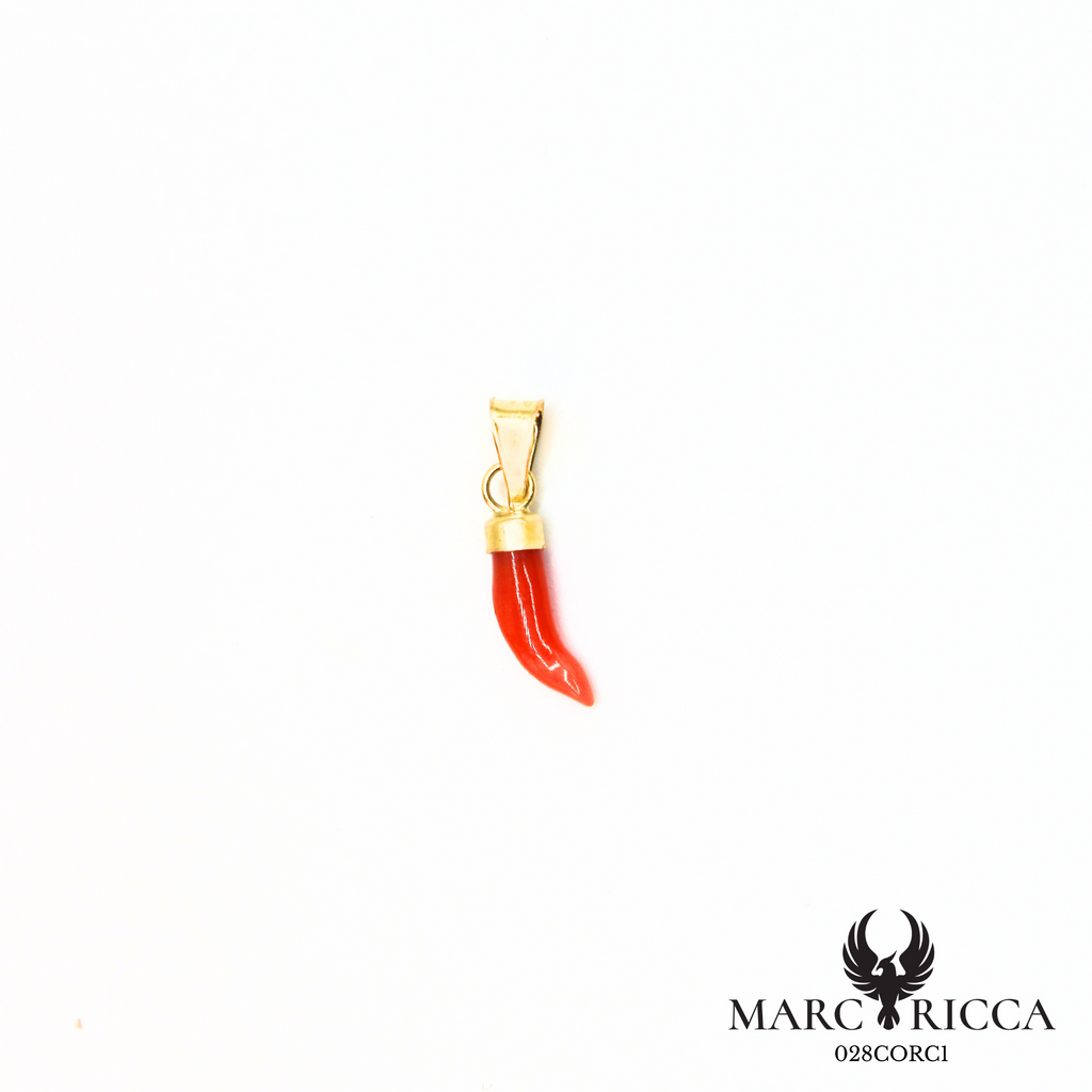 Pendentif corne en OR 750/1000
