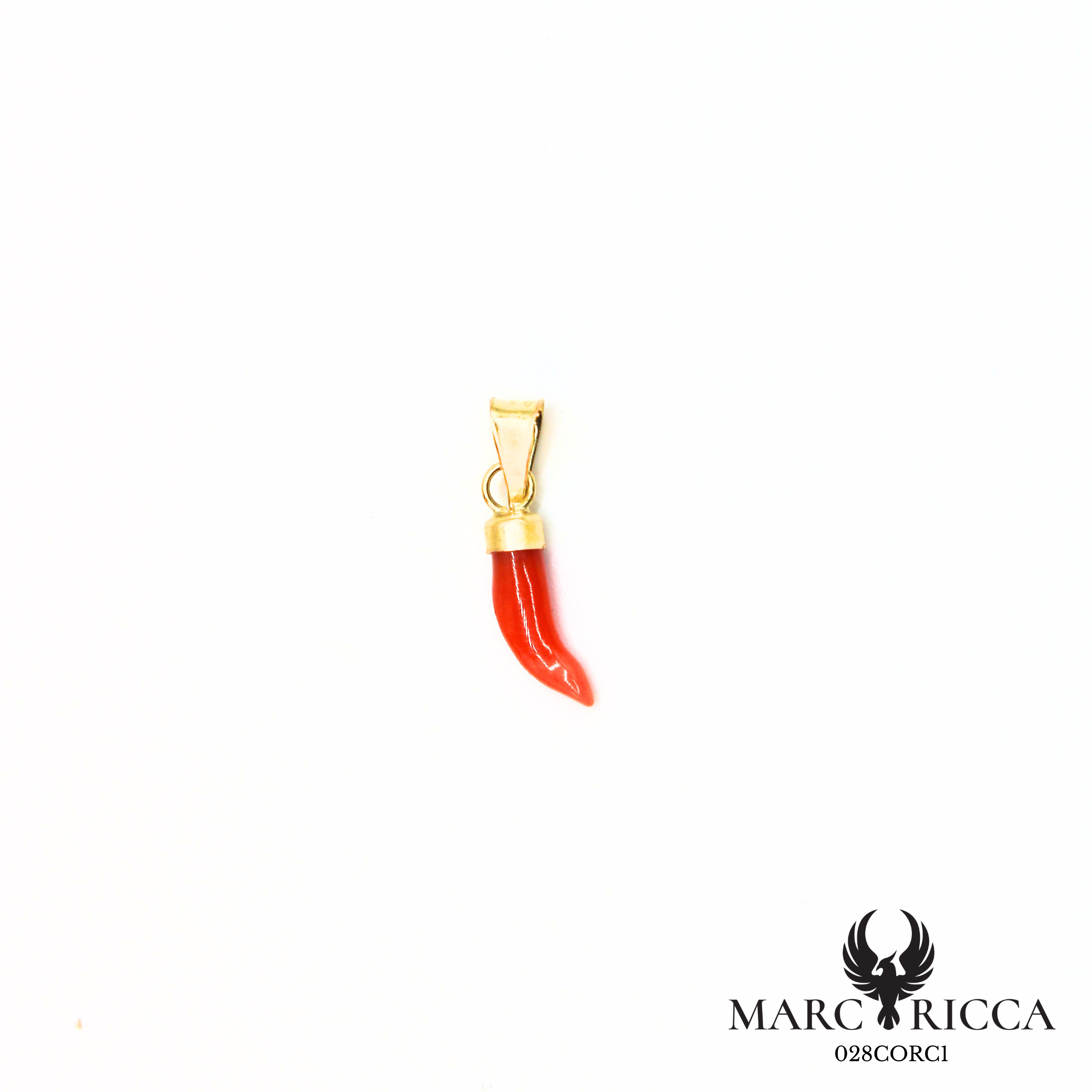 Pendentif corne en OR 750/1000