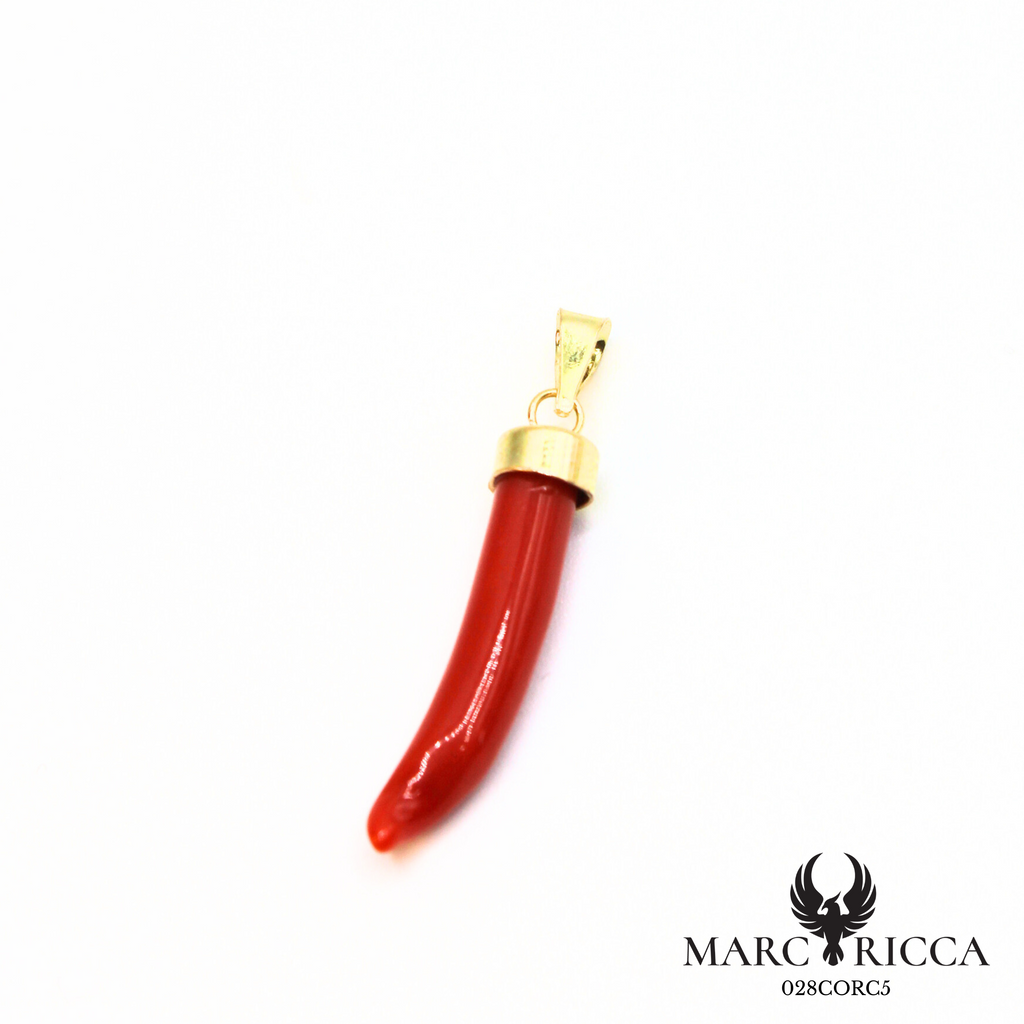 Pendentif corne en OR 750/1000