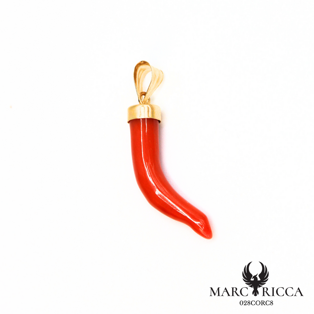 Pendentif corne en OR 750/1000