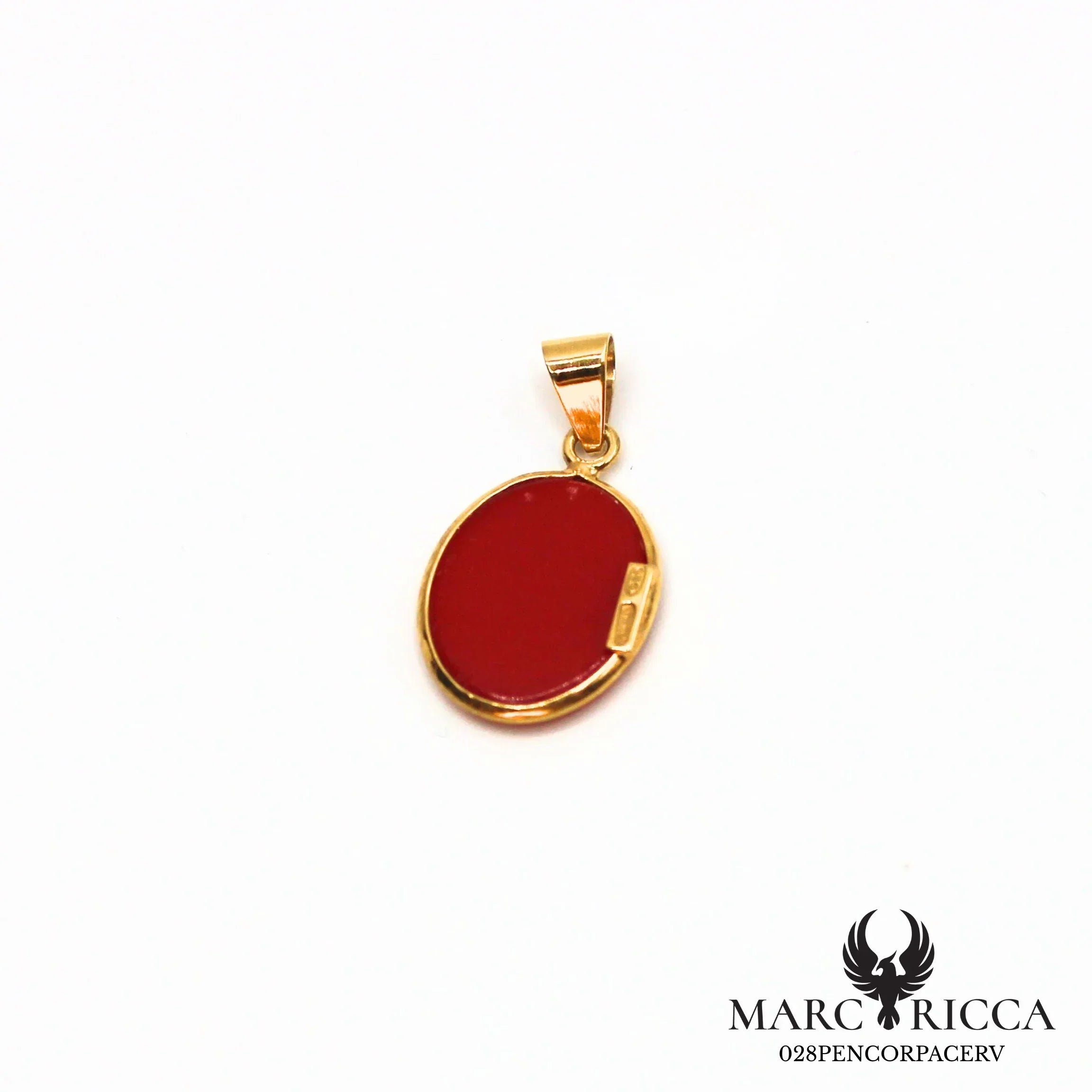 Pendentif  Corse & pâte de corail