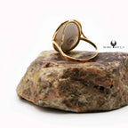 Bague Or Œil Sainte Lucie