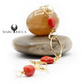 Bracelet Or Anneau & Corail