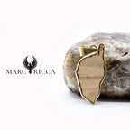 Pendentif Or Corse & Bois ou Corne 18 Carats