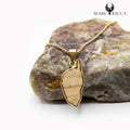 Pendentif Or Corse & Bois ou Corne 18 Carats