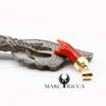 Pendentif Or Main Corne en Corail
