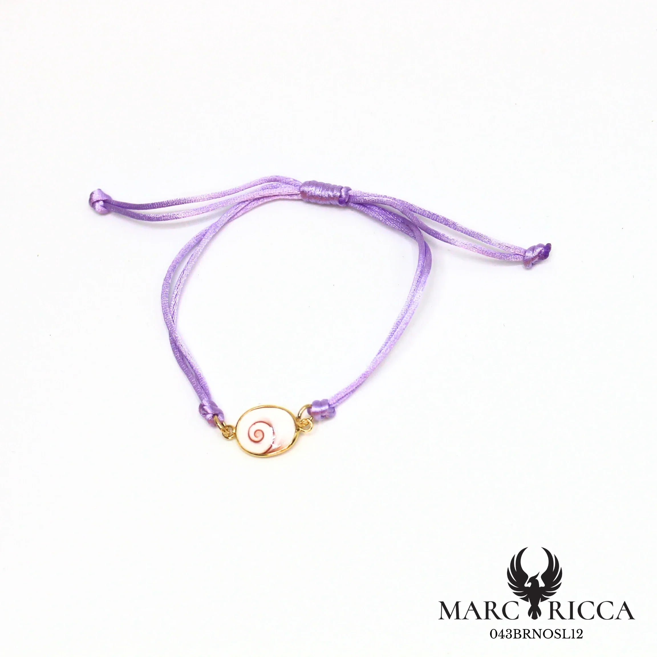 Bracelet cordon satin et œil de Sainte Lucie