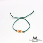 Bracelet cordon satin et œil de Sainte Lucie