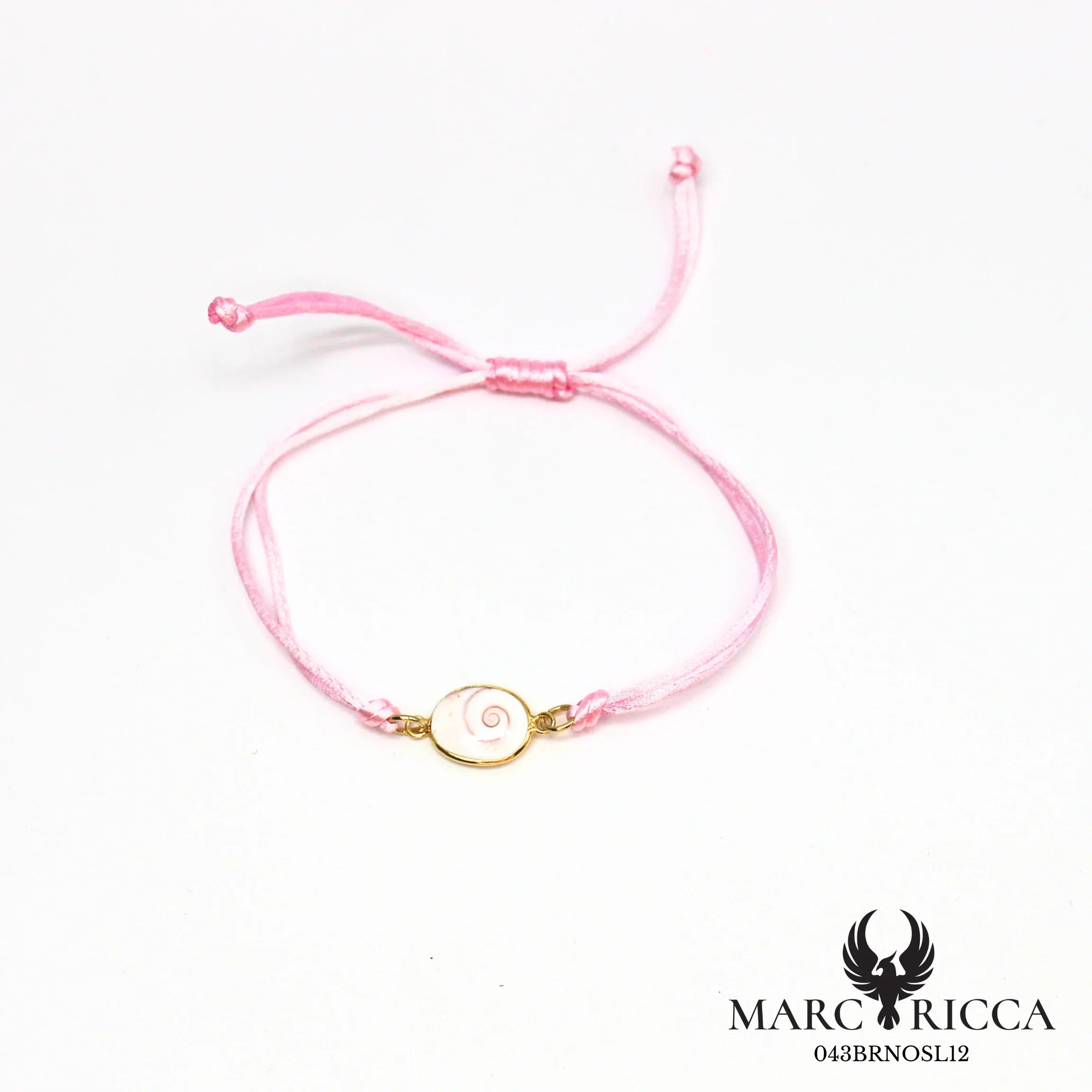 Bracelet cordon satin et œil de Sainte Lucie