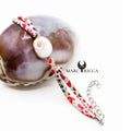 Bracelet Argent Liberty 2 Rangs Œil de St-Lucie Ovale