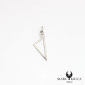 Pendentif corse stylisée en argent ou vermeil