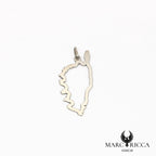 Pendentif corse creuse en vermeil ou argent