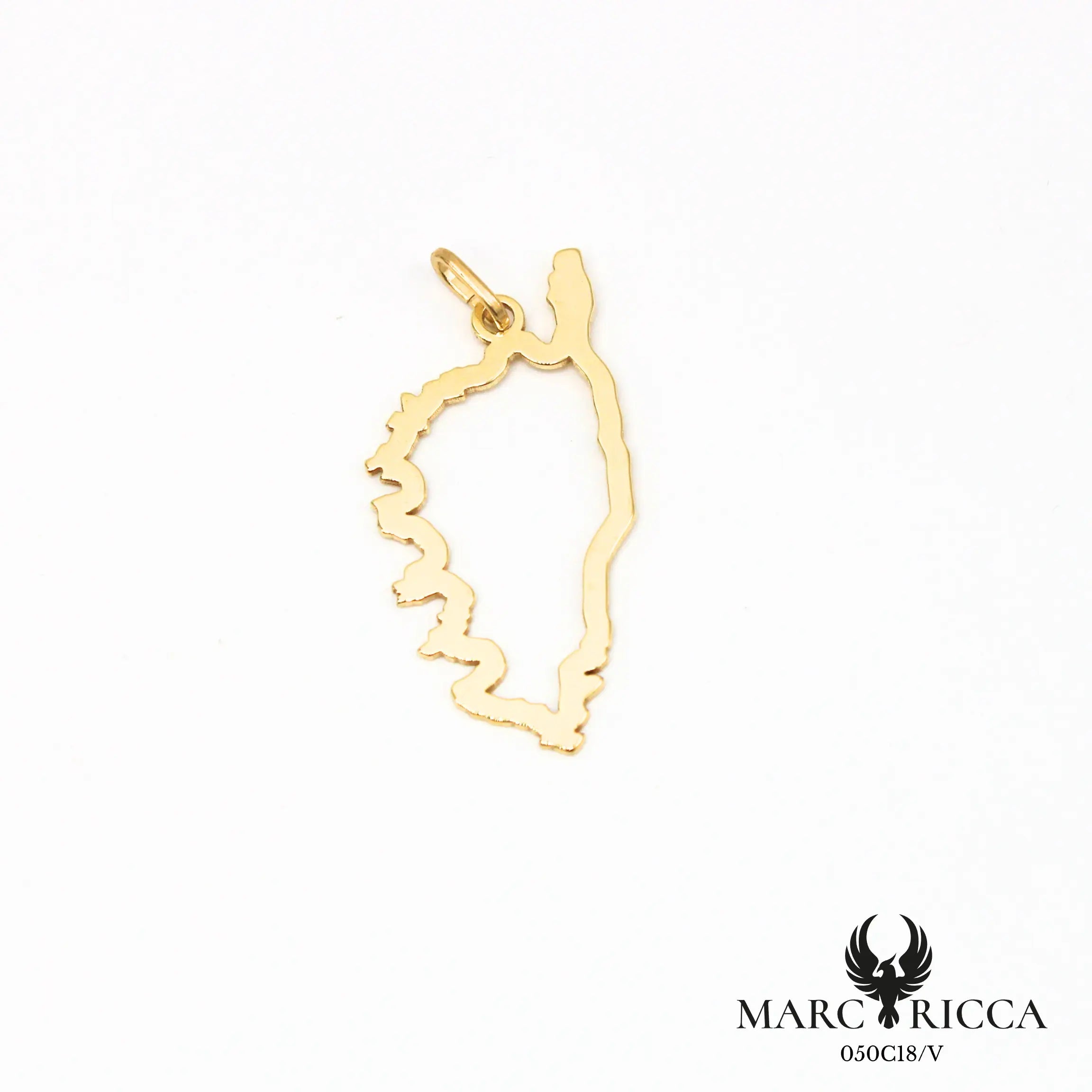 Pendentif corse creuse en vermeil ou argent