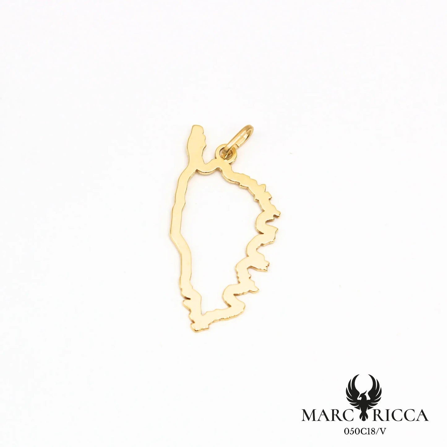 Pendentif corse creuse en vermeil ou argent