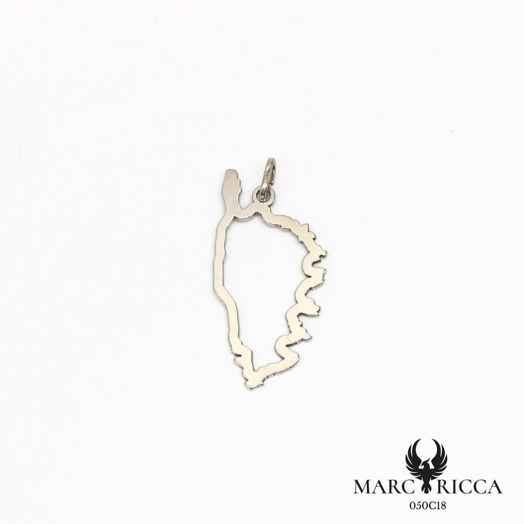 Pendentif corse creuse en vermeil ou argent
