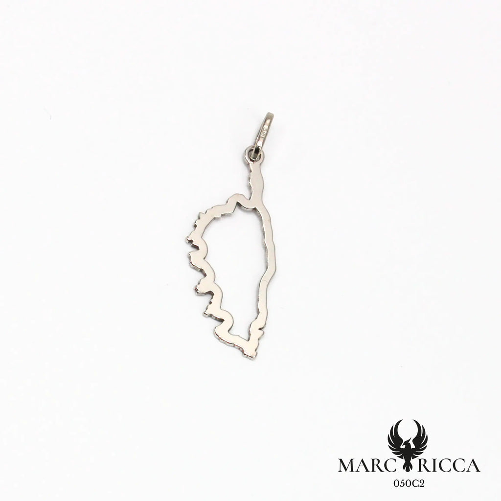 Pendentif corse creuse en vermeil ou argent