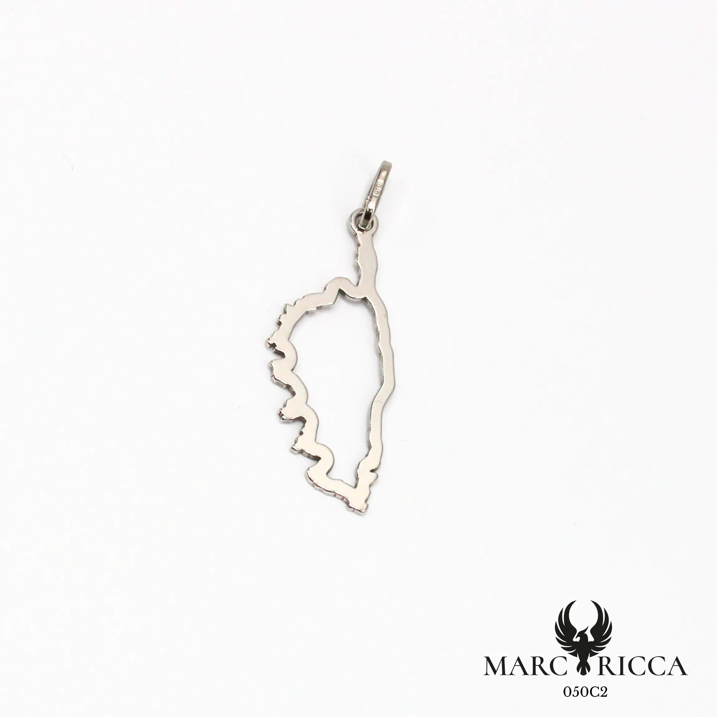 Pendentif corse creuse en vermeil ou argent