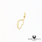 Pendentif corse creuse en vermeil ou argent