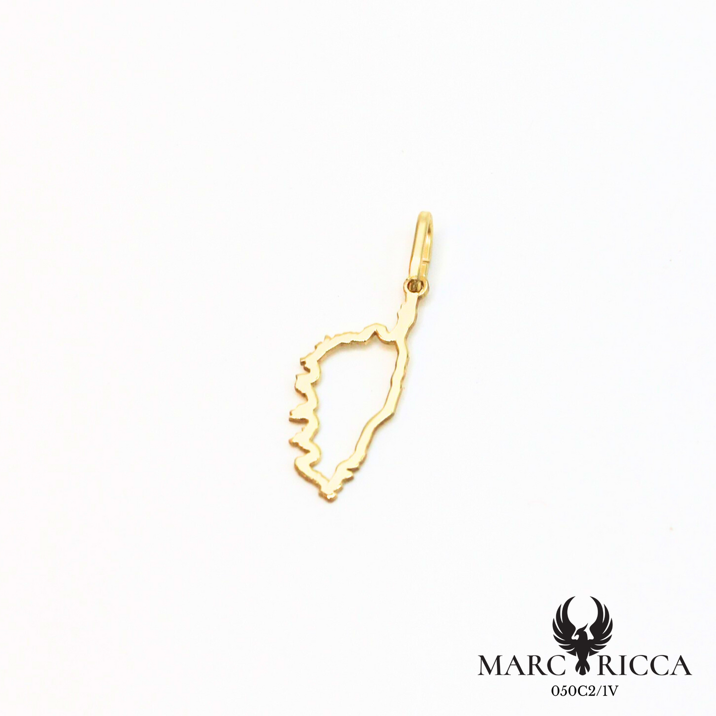 Pendentif corse creuse en vermeil ou argent