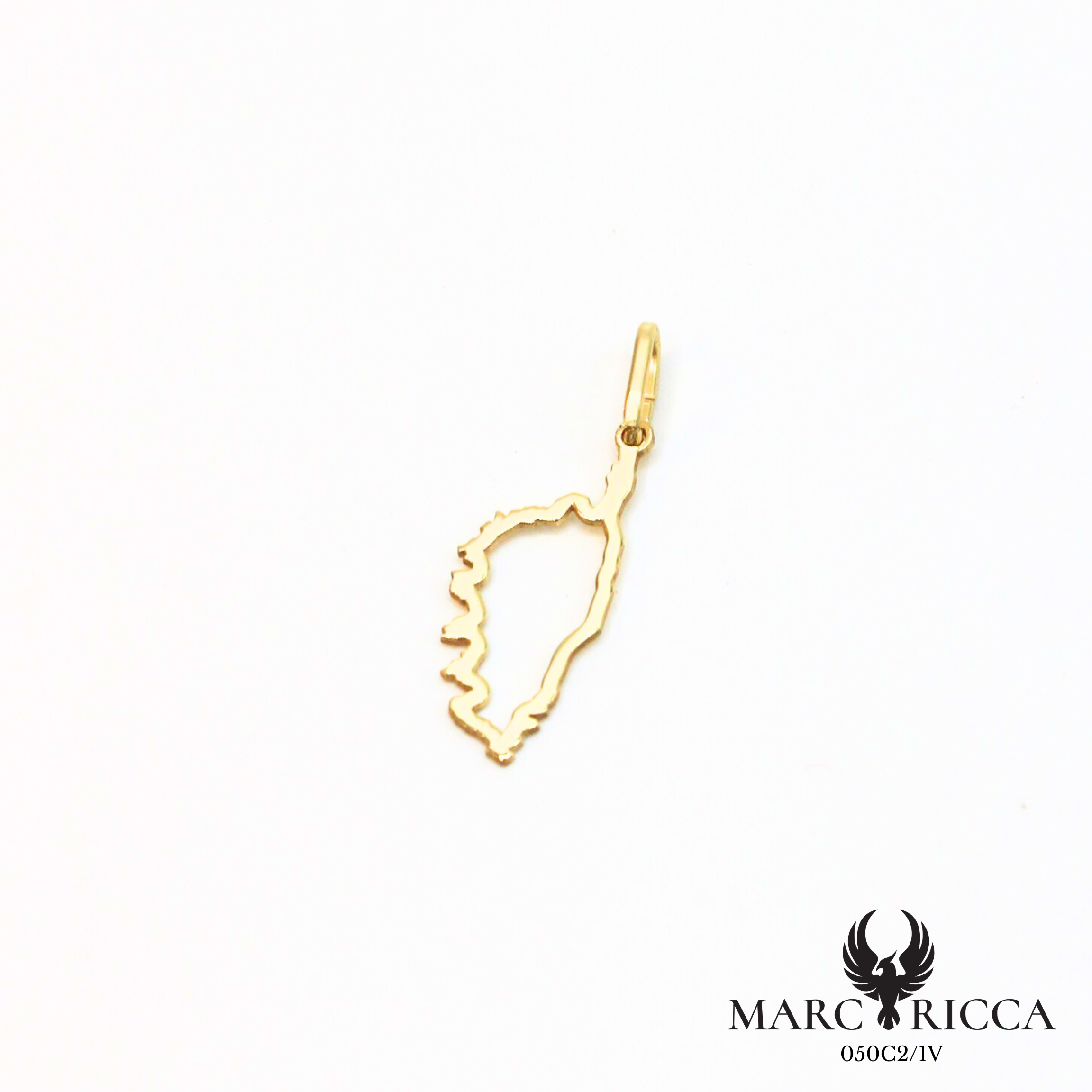 Pendentif corse creuse en vermeil ou argent
