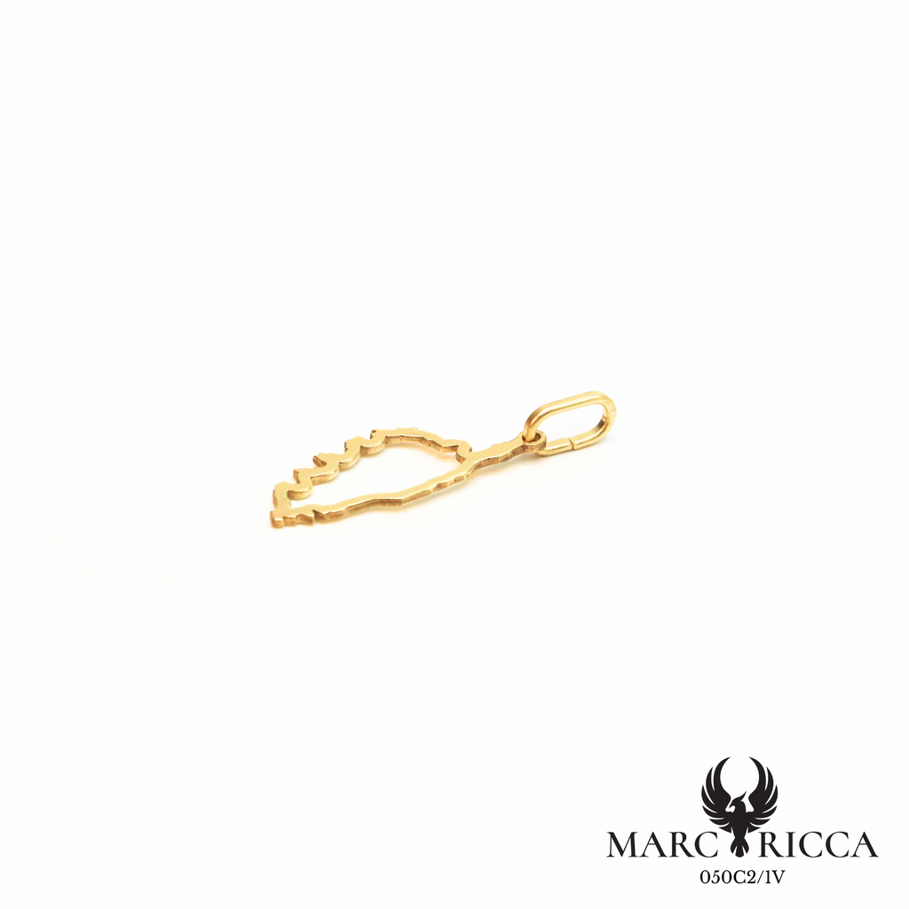 Pendentif corse creuse en vermeil ou argent