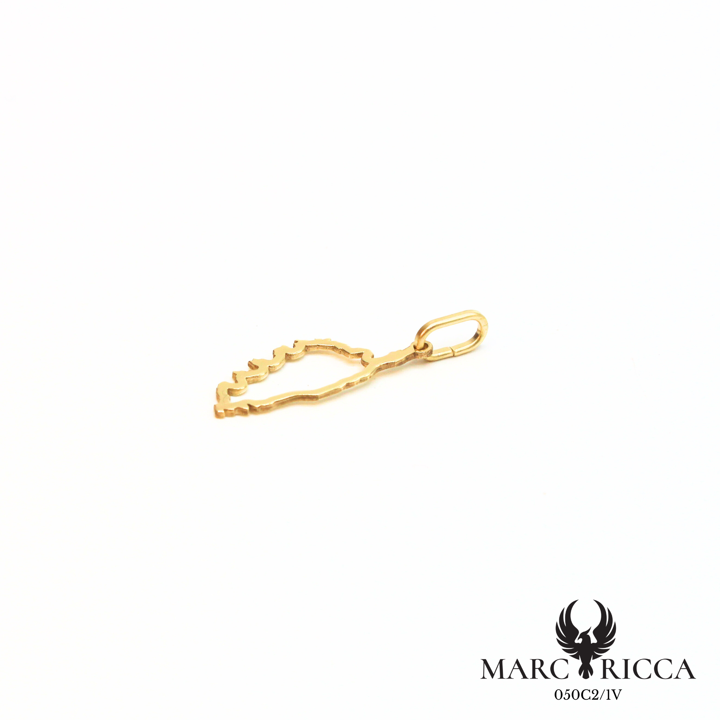 Pendentif corse creuse en vermeil ou argent